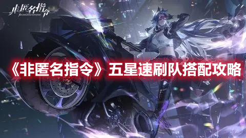 《非匿名指令》五星速刷队搭配攻略