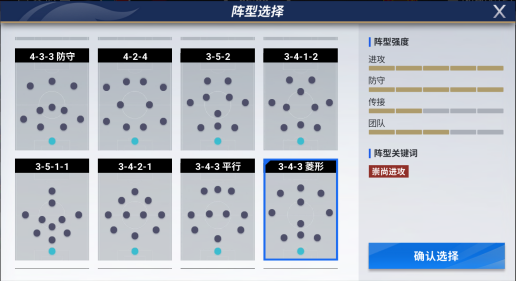 《绿茵信仰》新手阵型用什么好