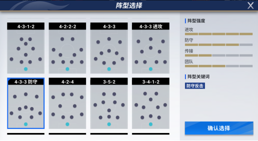 《绿茵信仰》新手阵型用什么好