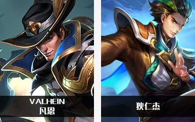 《Arena of Valor》和王者荣耀全部英雄对照表