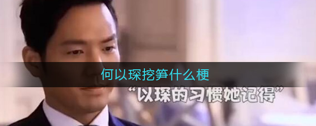 何以琛挖笋什么梗 何以琛挖笋什么意思