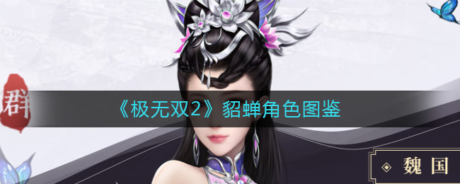 极无双2貂蝉怎么样 极无双2貂蝉角色图鉴