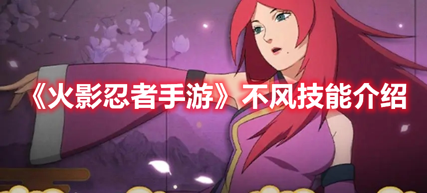 火影忍者手游不风技能是什么 火影忍者手游不风技能介绍