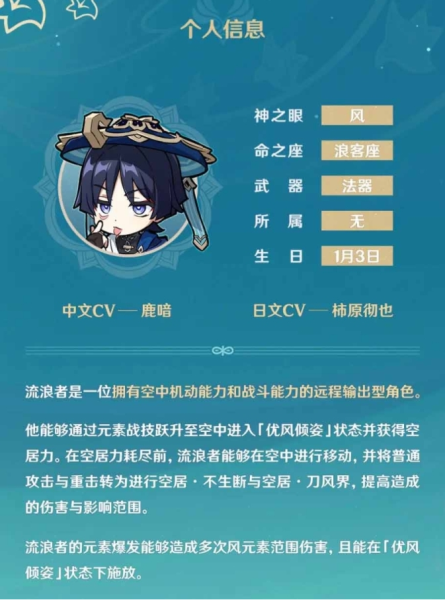 原神散兵突破材料在哪刷 原神新角色介绍