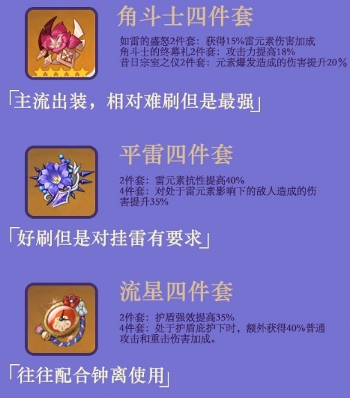 原神主c雷泽副c选什么 原神角色阵容搭配
