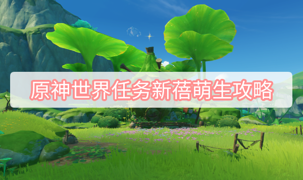 原神世界任务新蓓萌生攻略 原神3.0须弥水天供书后续新蓓萌生位置图文攻略