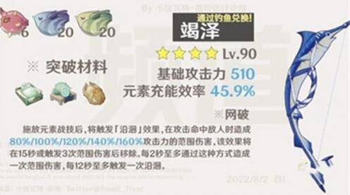 原神武器竭泽怎么获得 原神武器竭泽获取方式