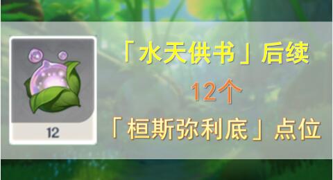 原神水天供书12个桓斯弥利底在哪 原神水天供书12个桓斯弥利底点位一览