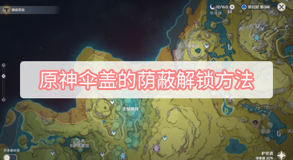 原神伞盖的荫蔽解锁方法 原神伞盖的荫蔽须弥秘境解锁方法图文攻略