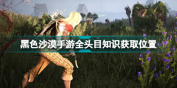 黑色沙漠手游全头目知识的位置在哪里 黑色沙漠手游全头目知识获取的位置分享