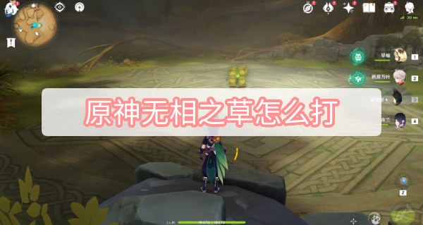 原神无相之草怎么打 原神3.2无相之草打法攻略